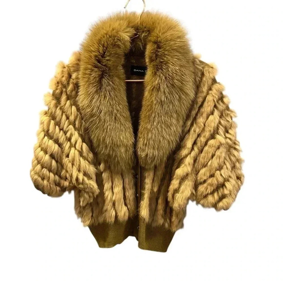 Dana Stein fur button down sweater size M - Picture 8 of 10